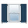Atlantic Architectural Single Panel, Raised Panel Shutters Pair