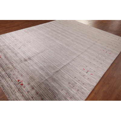 Striped Gabbeh Indian Area Rug 9x12
