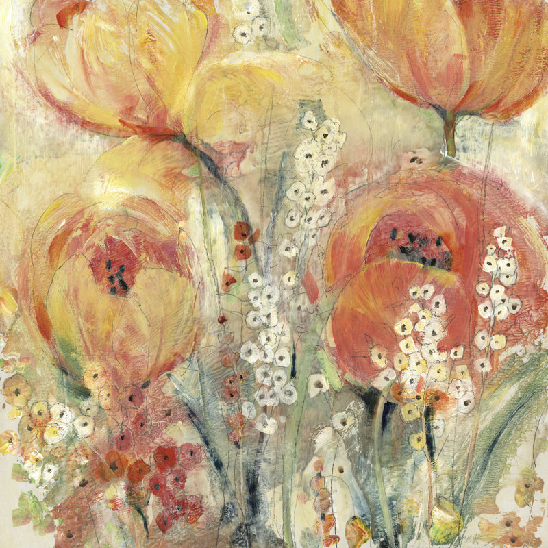 Spring Tulip Array II by Timothy O' Toole - Wrapped Canvas Print, 20" H x 20" W x 1.25" D