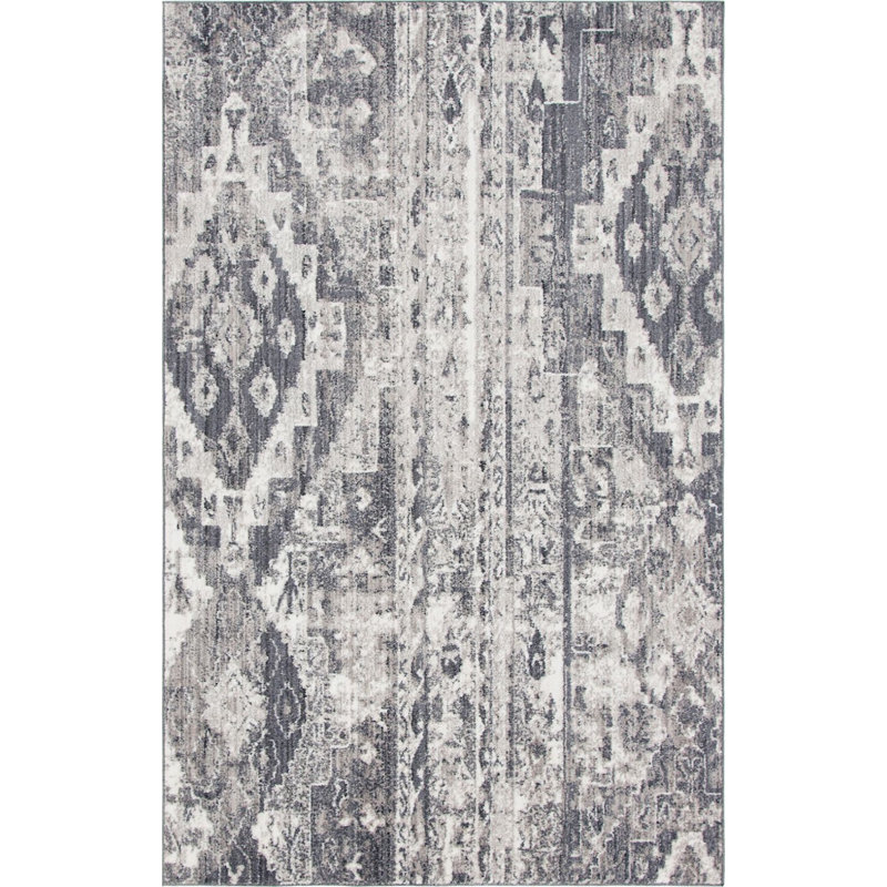 Geometric Indoor Rug, Rectangle 2'2" x 3'
