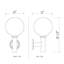 Applique murale en aluminium Badrieh-440609834-440609835