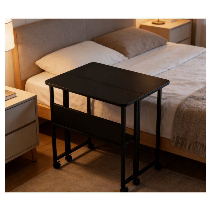 Bureau pliable pour petits espaces, bureau d'ordinateur pliable 31,5 pouces