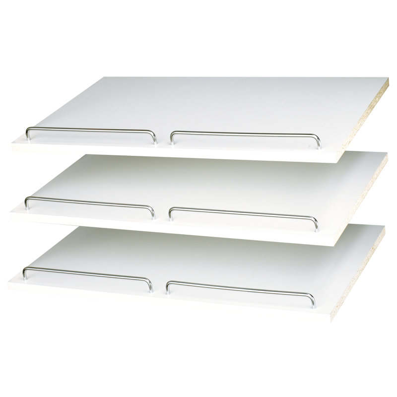 Tablettes l 24 po Grid, blanc