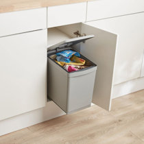 Kitchen Master Rectangular Push Bar Bin 40L