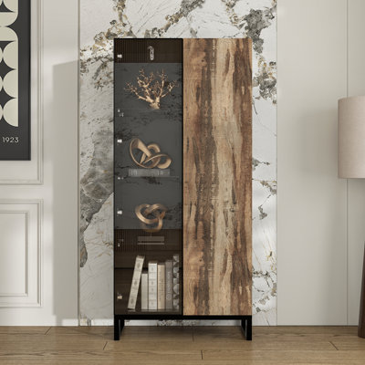 Versatile Display Cabinet With Adjustable Light