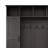 Versatile 3-in-1 Hall Tree with 6 Hooks, Farmhouse Walnut Storage Bench with Adjustable Shelves, 55"W Entryway Coat Rack with Multiple Storage Space for Mudroom, Hallway, Black-517018601