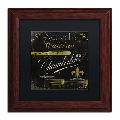 Jadaya «La Cuisine IV», affiche vintage encadrée