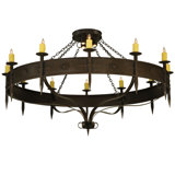 Rustic Lodge 12 - Light Chandelier