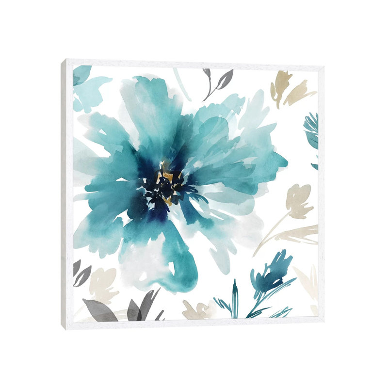 Finesse I by Isabelle Z - Painting on Canvas, White Framed, 66.04 cm H x 66.04 cm W