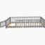 Lit plateforme simple avec clôture et porte, gris-1209099360-1209099361