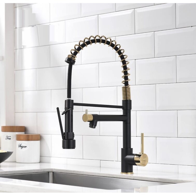 Balight Pull Down Touch Kitchen Faucet - Wayfair Canada