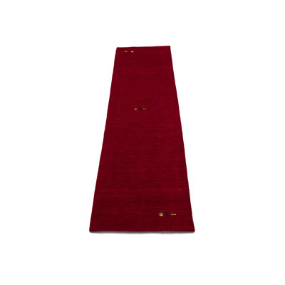 No-Shedding Hand Loomed Gabbeh Rug, 100% Wool, Solid Color, Fade & Stain Resistant, Durable