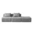 Canapé modulaire 3 places sans accoudoirs-1438946650