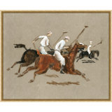 The Polo Match 3 Painting by Lillian August