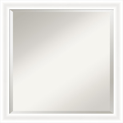 Oliver Narrow Beveled Wood Framed Wall Mirror