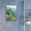 Art mural en verre épique «Echoes Of Shore» par Danhui Nai, 16 po x 24 po