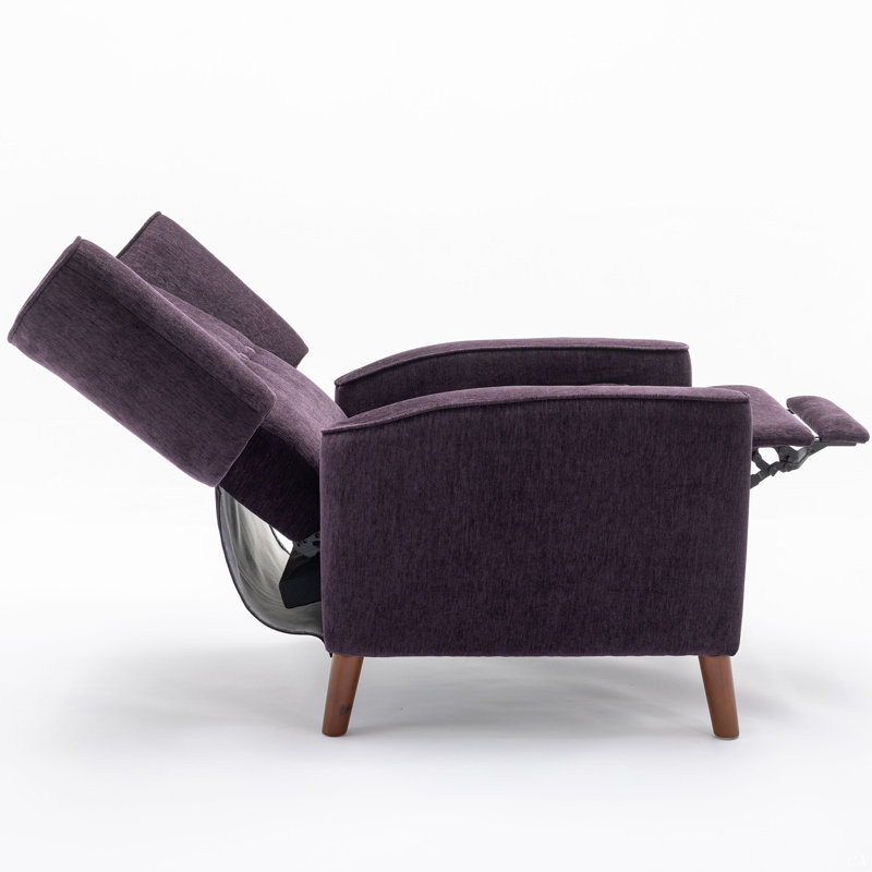 Fauteuil inclinable Libeth, Chenille mauve
