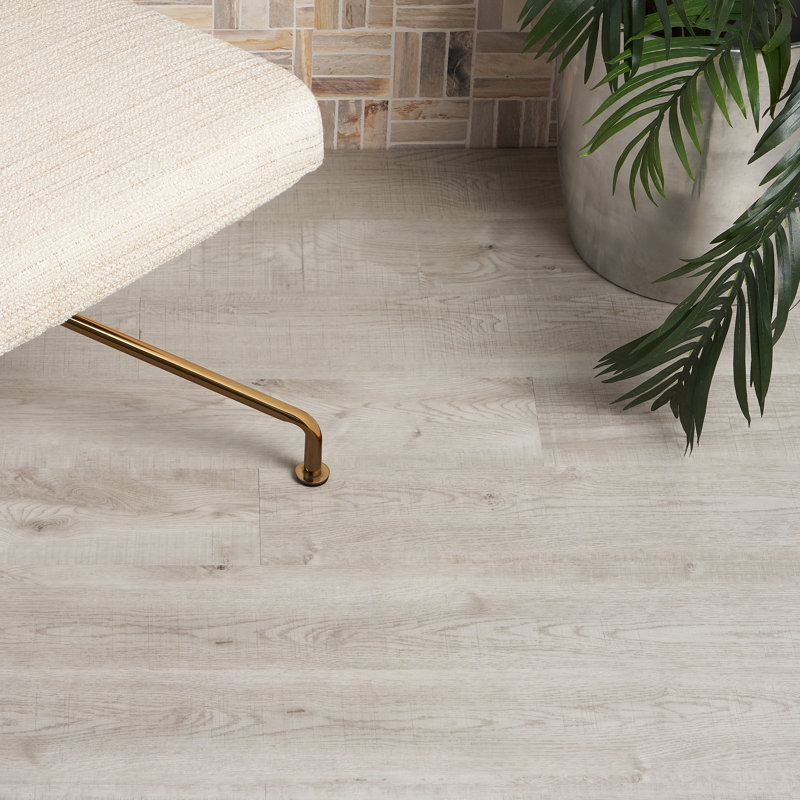 Lexington 4.5mm Thick 6'' W x 48'' L Vinyl Plank, Misty Sky