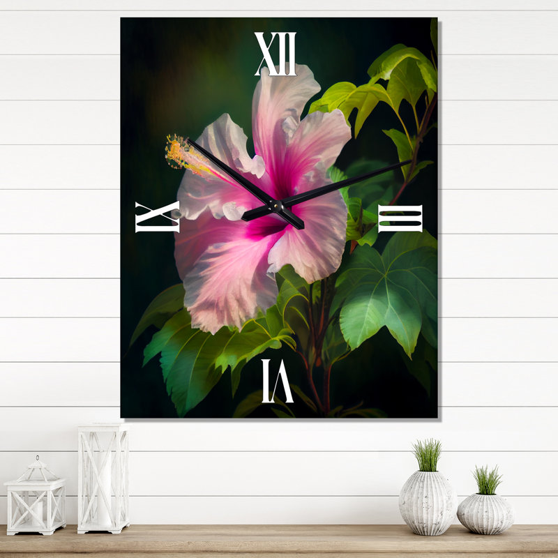 Hibiscus Blooming Pink Hibiscus III, Grand