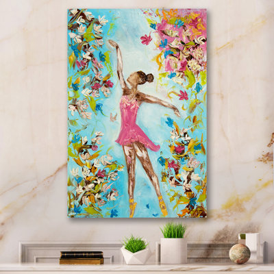 " Ballet Dancer Illustration "