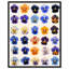 «Pansy Patch Grid I», reproduction d'art sur toile par Art Remedy-118136758-118136759