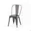 Ensemble de 2 chaises de salle à manger en métal ultrabrillant de 18 pouces de hauteur-1293422198-1293422203