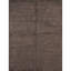 Tapis brun foncé noué à la main-96380662