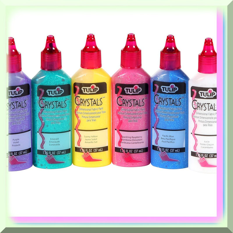 Dimensional Fabric Paint Kit 6 Bottles