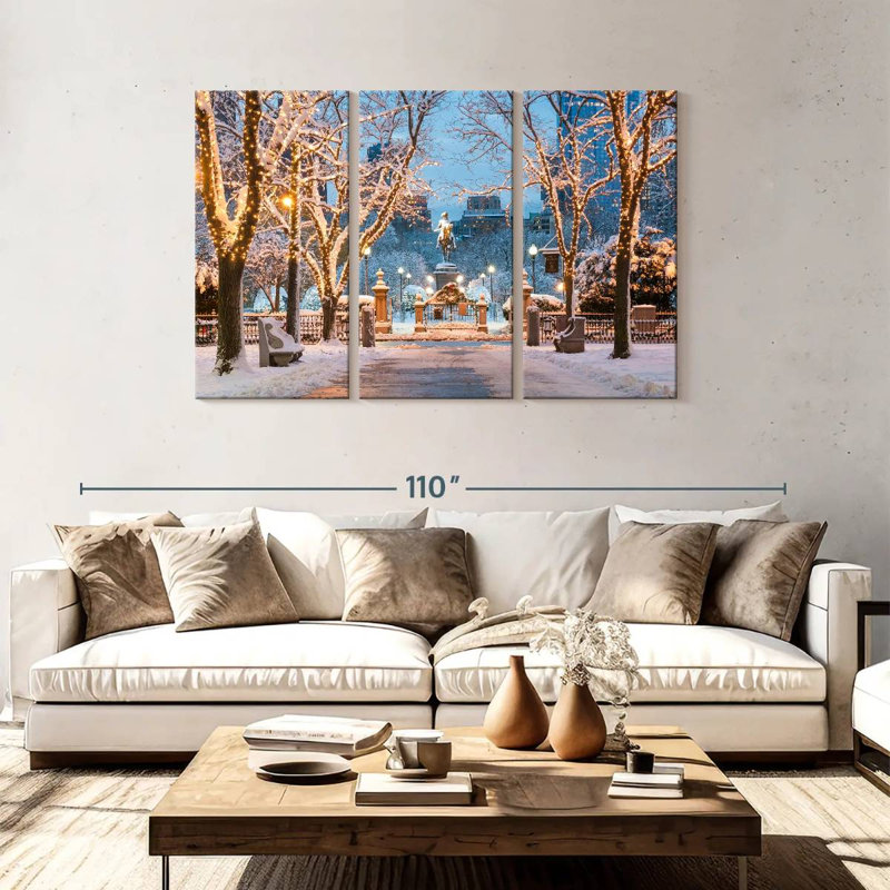 Sireci Boston Central Park, 48" H x 74" W