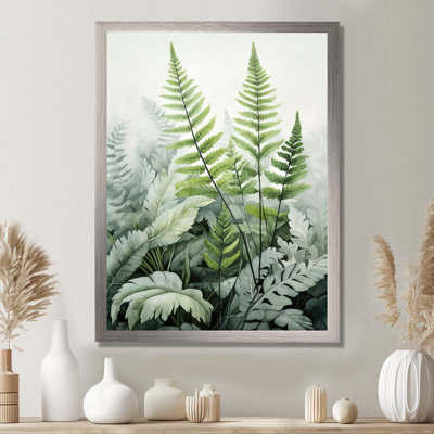 Figurine Logemann Minimal Ferns Emerald Reverie II - Fougères