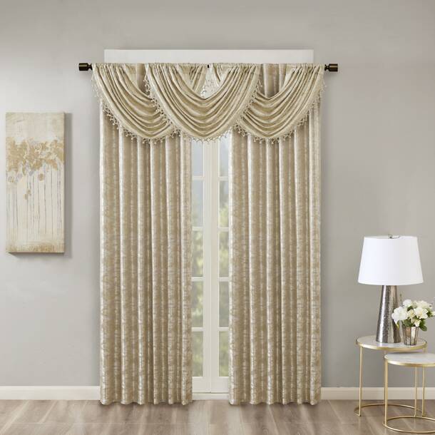 Astoria Grand Pellegrino Polyester Semi-Sheer Curtain Pair & Reviews ...