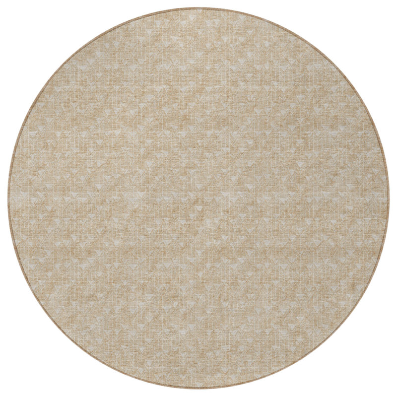 Tapis d'intérieur rond 8 po