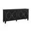 Buffet 65,2 ", détail géométrique pour le salon - noir