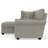 Livingston - 2pc Sofa Chaise With Comfort Coil Seating And 6 Accent Pillows Included-99403299
