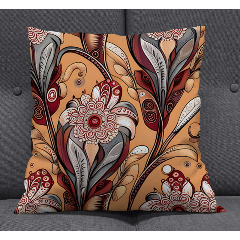 Coussin décoratif, Polyester, H 16 po x l 16 po