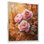 Pivoines et forêt d'automne II - pivoines, art mural