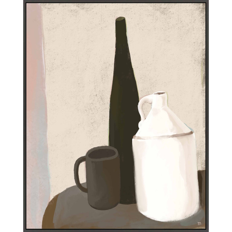 Still Life by Marco Marella for Studio M - Framed Wall Art, 20" H x 16" W x 1.25" D, Black Single Structure Framed Canvas