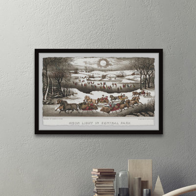 Clair de lune - cadre photo, reproduction d'art sur papier
