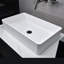 Lavabo de salle de bain vasque rectangulaire 23 "