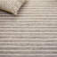 Tapis rayé en laine / coton touffeté à la main ébène brun / ivoire-1447904049