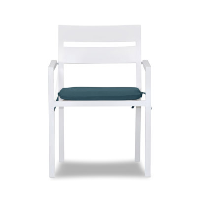 Vivant Aluminum Outdoor Dining Armchair with Cushion -  Joss & Main, 2DB49789AF8942C89BDDF66544334D9D