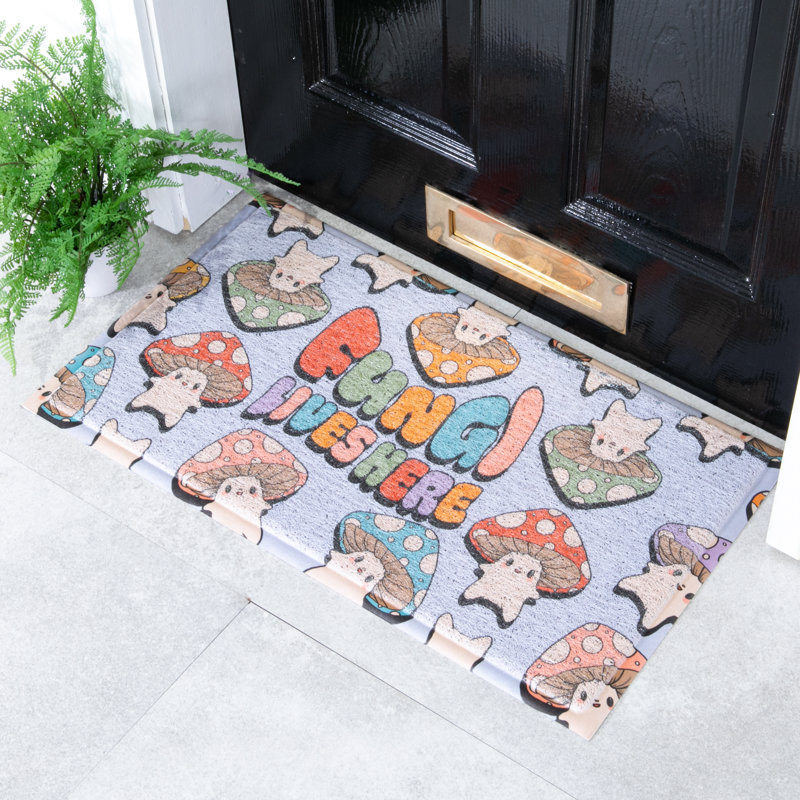 Saltz Non-Slip Floral Doormat