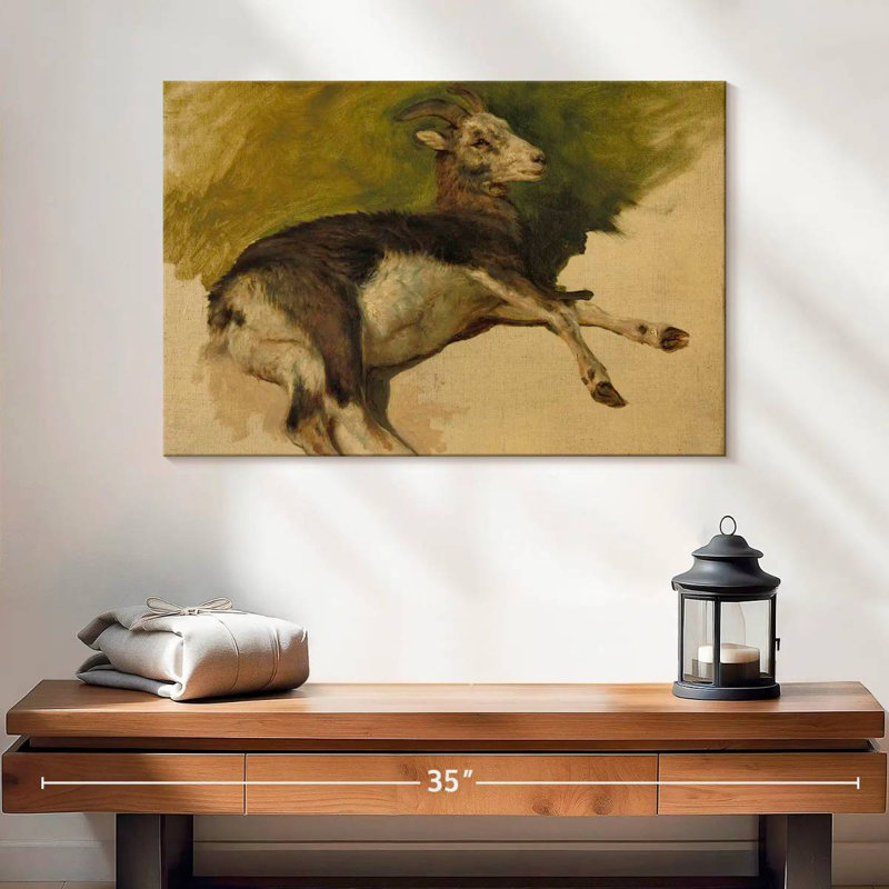 A She-Goat, 16" H x 24" W