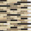 Victory Brick 12" x 12" Mosaic Linear Mosaic Wall Tile-48760793