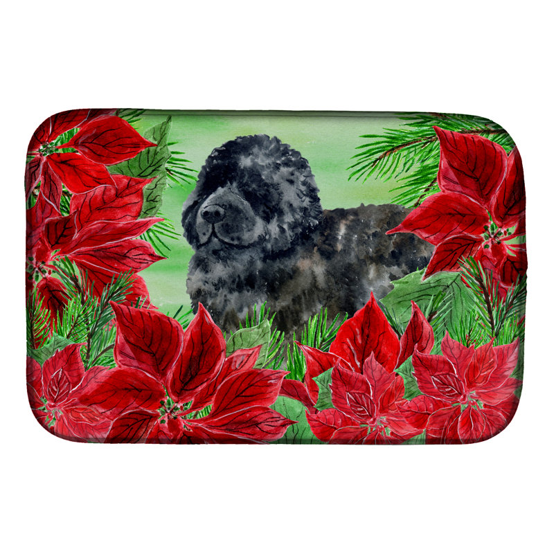 Tapis de séchage poinsettas terre-neuve