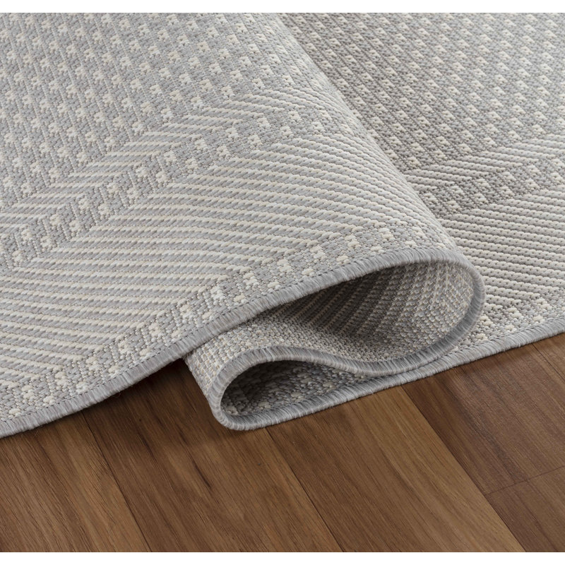Weekley Geometric Indoor / Outdoor Area Rug, Rectangle 200 x 290cm