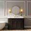 Meuble-lavabo simple autoportant 48 po avec comptoir en pierre ingénieur, 48 po, assemblé à la main, certificat EPA-133572847