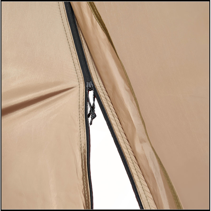 Tente d'hiver portative S Tipi avec prise pour poêle, abri 4 saisons imperméable et léger, H 6,69 po x l 19,29 po x P 7,87 po