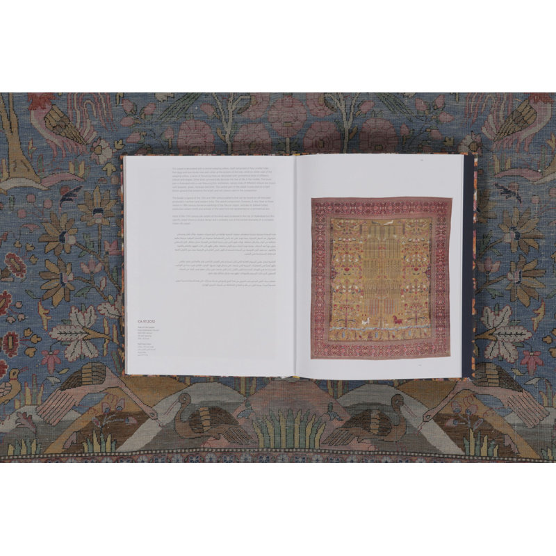 Antique Kashan  Silk Runner With All-Over Floral Pattern - Rug & Kilim
