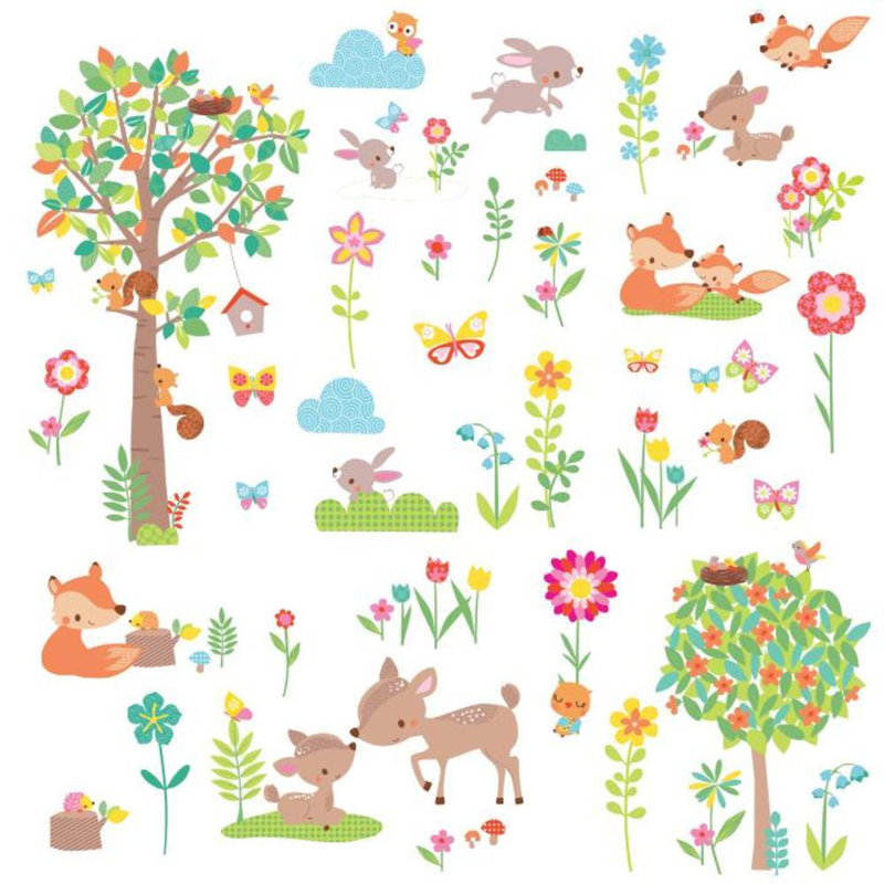 Animals Non-Wall Damaging Wall Decal